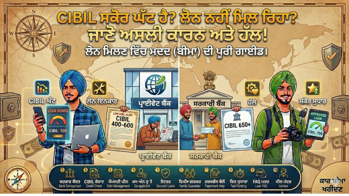 CIBIL ਸਕੋਰ ਘੱਟ ਹੈ?