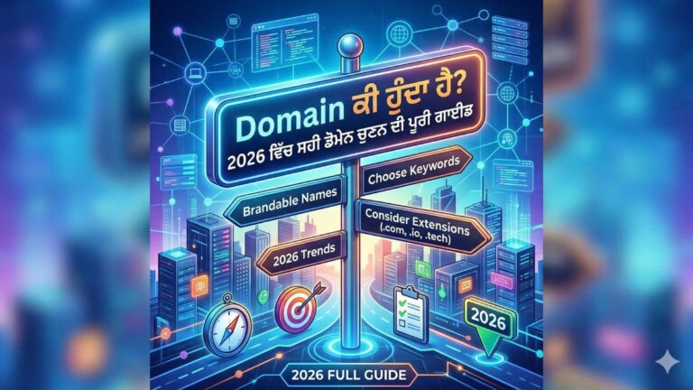 Domain ਕੀ ਹੁੰਦਾ ਹੈ?